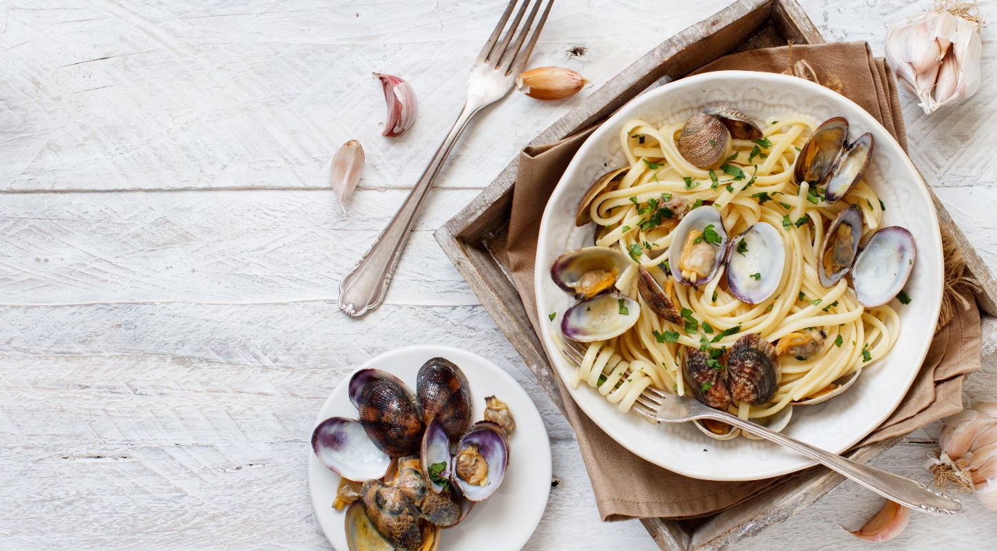 alimenti ricchi di ferro: frutti di mare