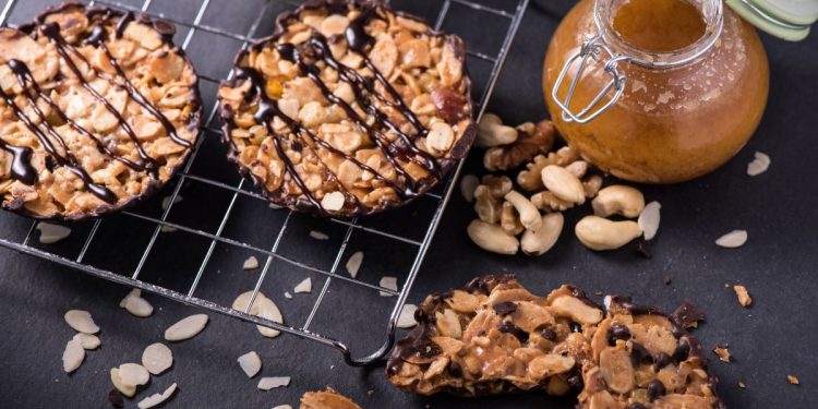 biscotti alle mandorle e cioccolato fondente