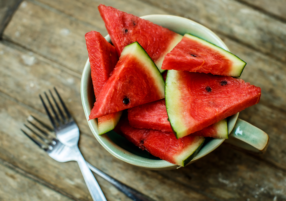 dieta per abbronzatura, l'anguria