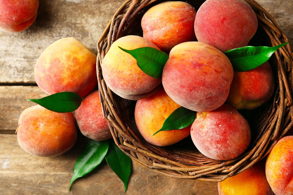 dieta per abbronzatura, le pesche