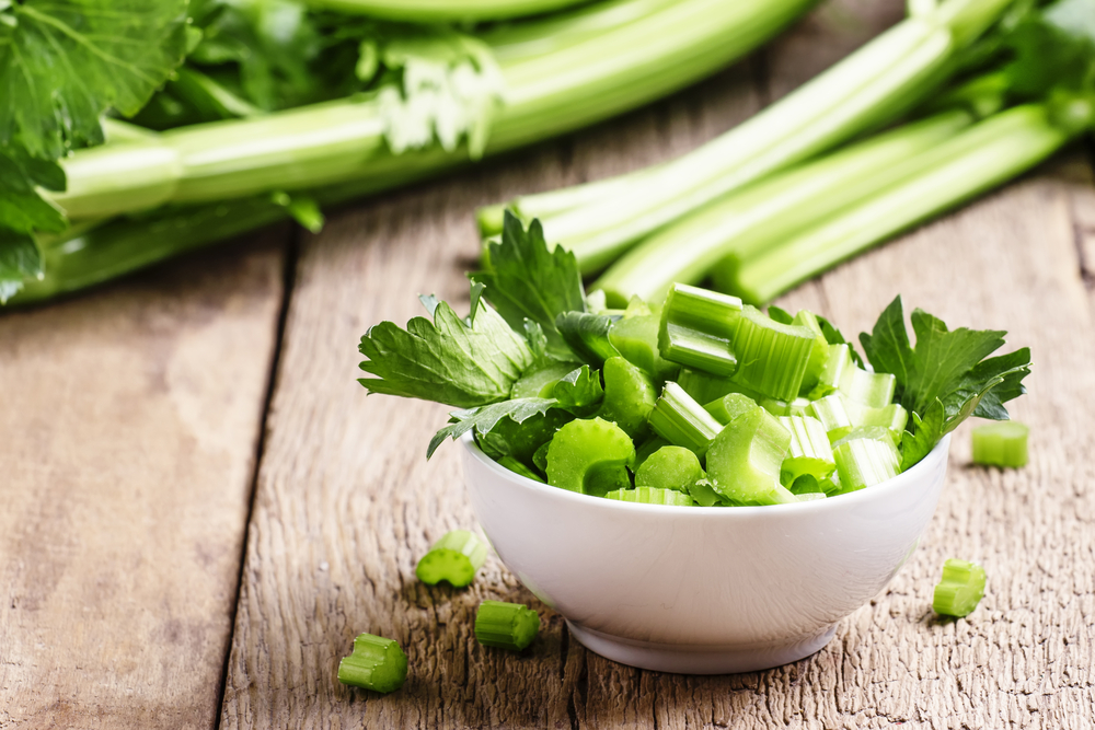 dieta per abbronzatura, il sedano