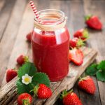 frullato fragole e lamponi frullati estivi