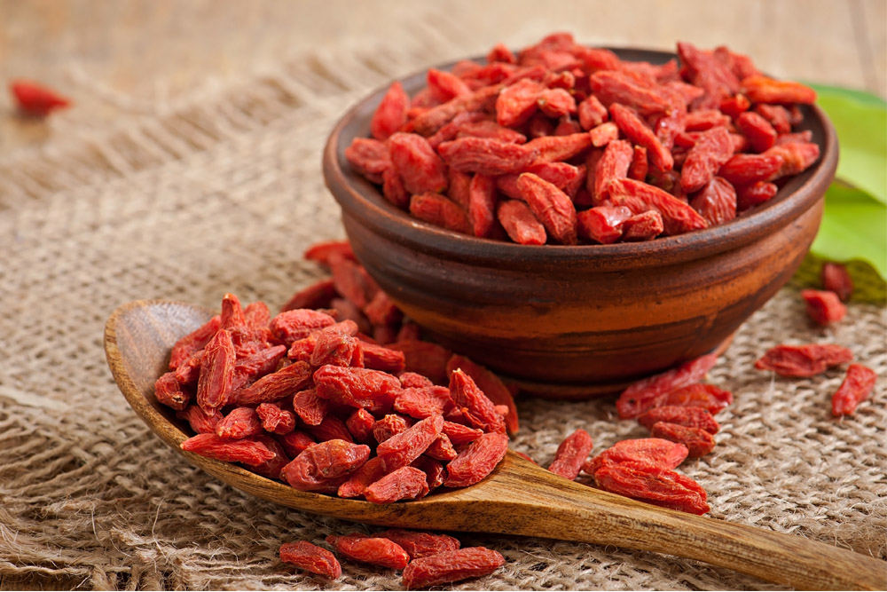 frutti rossi: bacche di goji