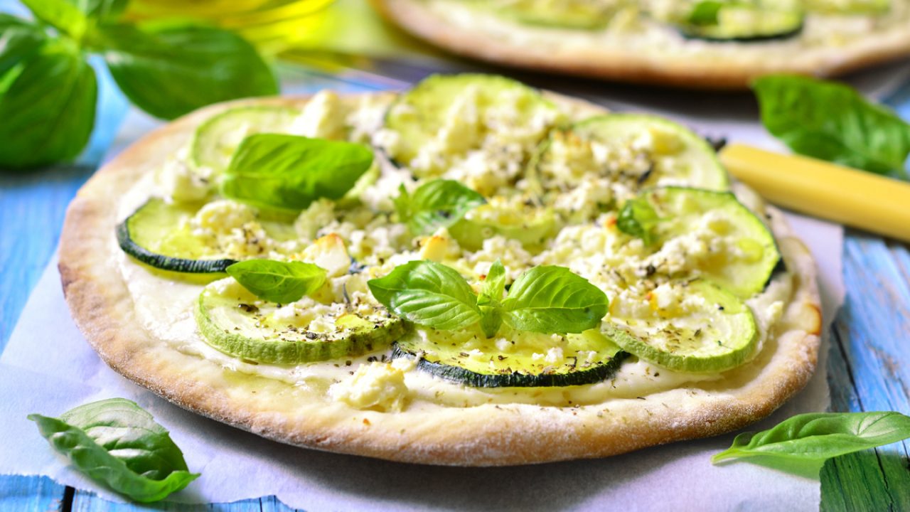 Pizza Con Zucchine Grigliate Ricette Light Melarossa