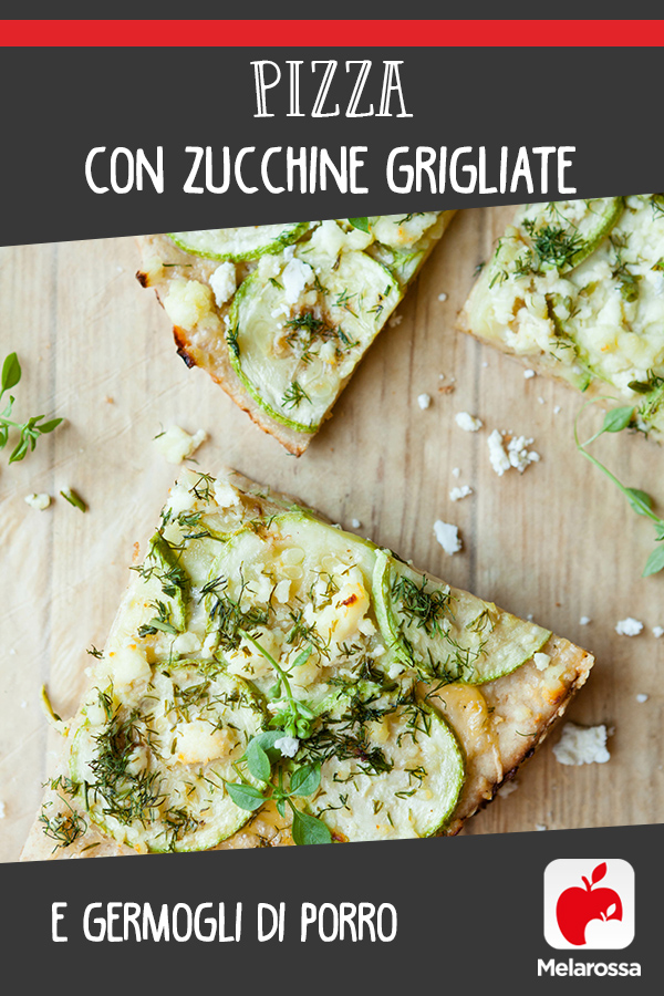 pizza zucchine porri