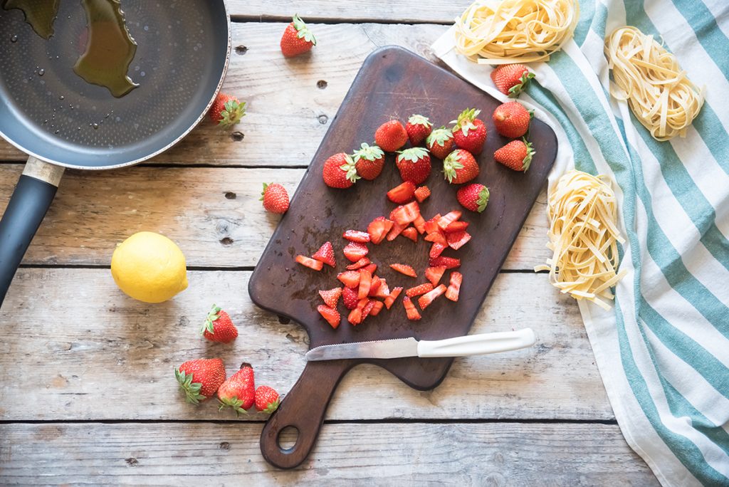 Tagliatelle alle fragole