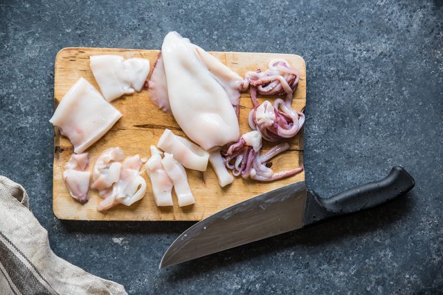 insalata di mare preparazione intermedia
