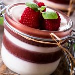 panna cotta ai lamponi, un dolce light