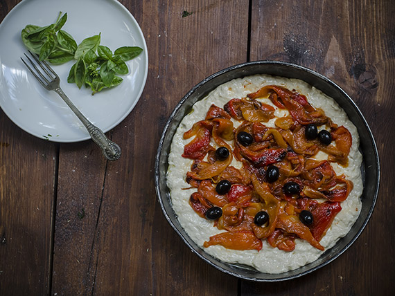pizza con peperoni e olive ricetta light