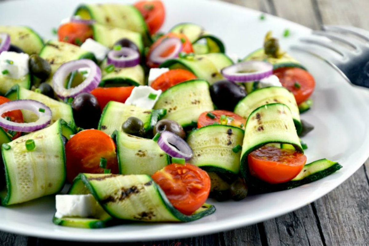 ricette con zucchine, il carpaccio