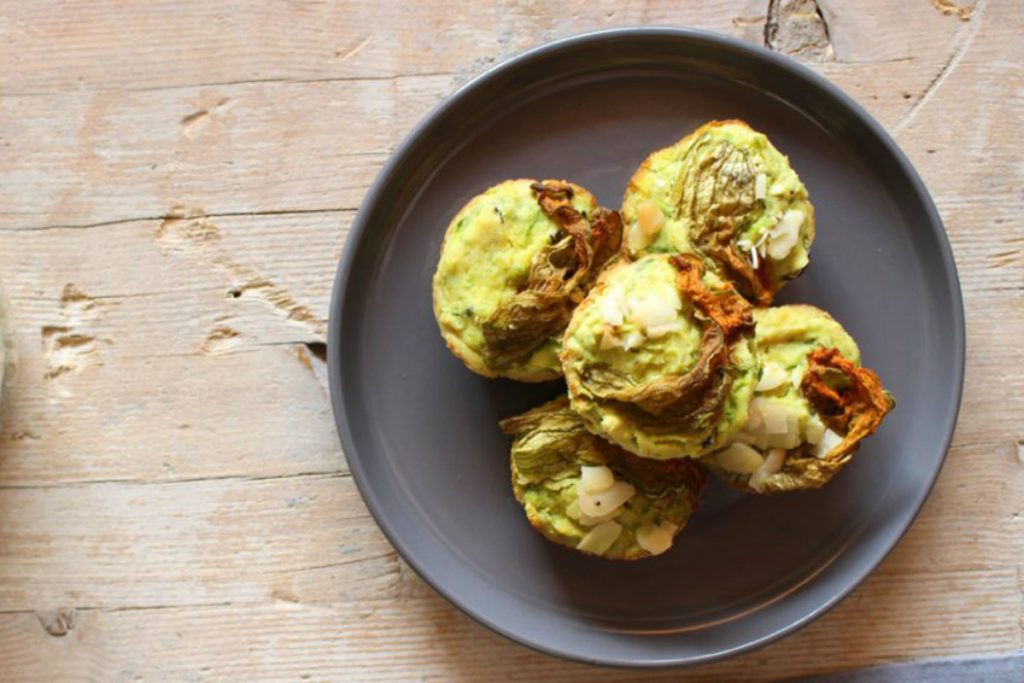 ricette con zucchine, muffin salati