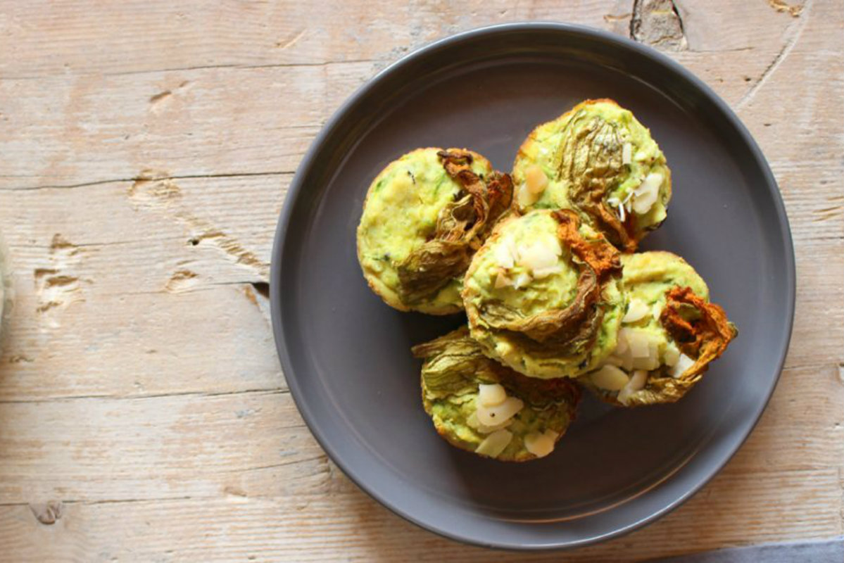 ricette con zucchine, muffin salati