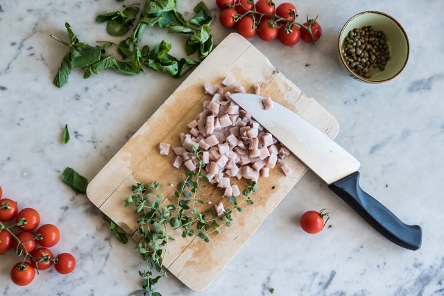 tartare di pesce spada cubetti