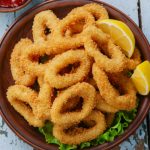 fritto di calamari, ricetta light