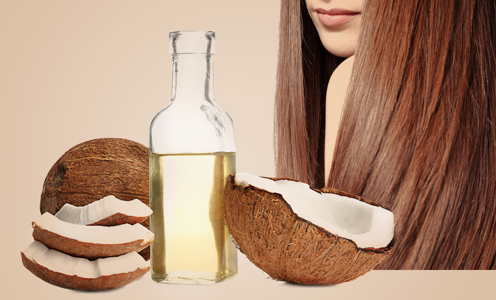olio di cocco per i capelli