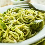 pasta pesto broccoli light