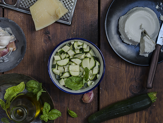 pesto zucchine ricotta