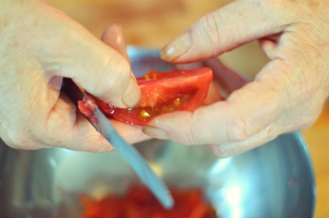 polpa di pomodoro a pezzi spettezzare