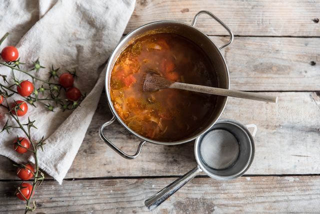 zuppa di pesce brodo