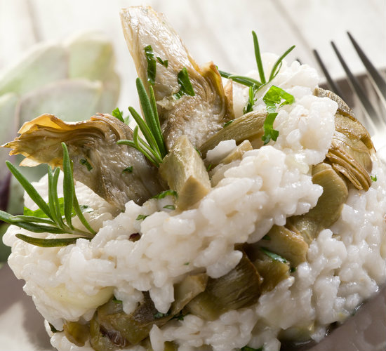 risotto carciofi light