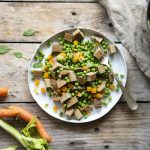 spezzatino di seitan con piselli 1