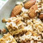 tempeh riso basmati e mandorle