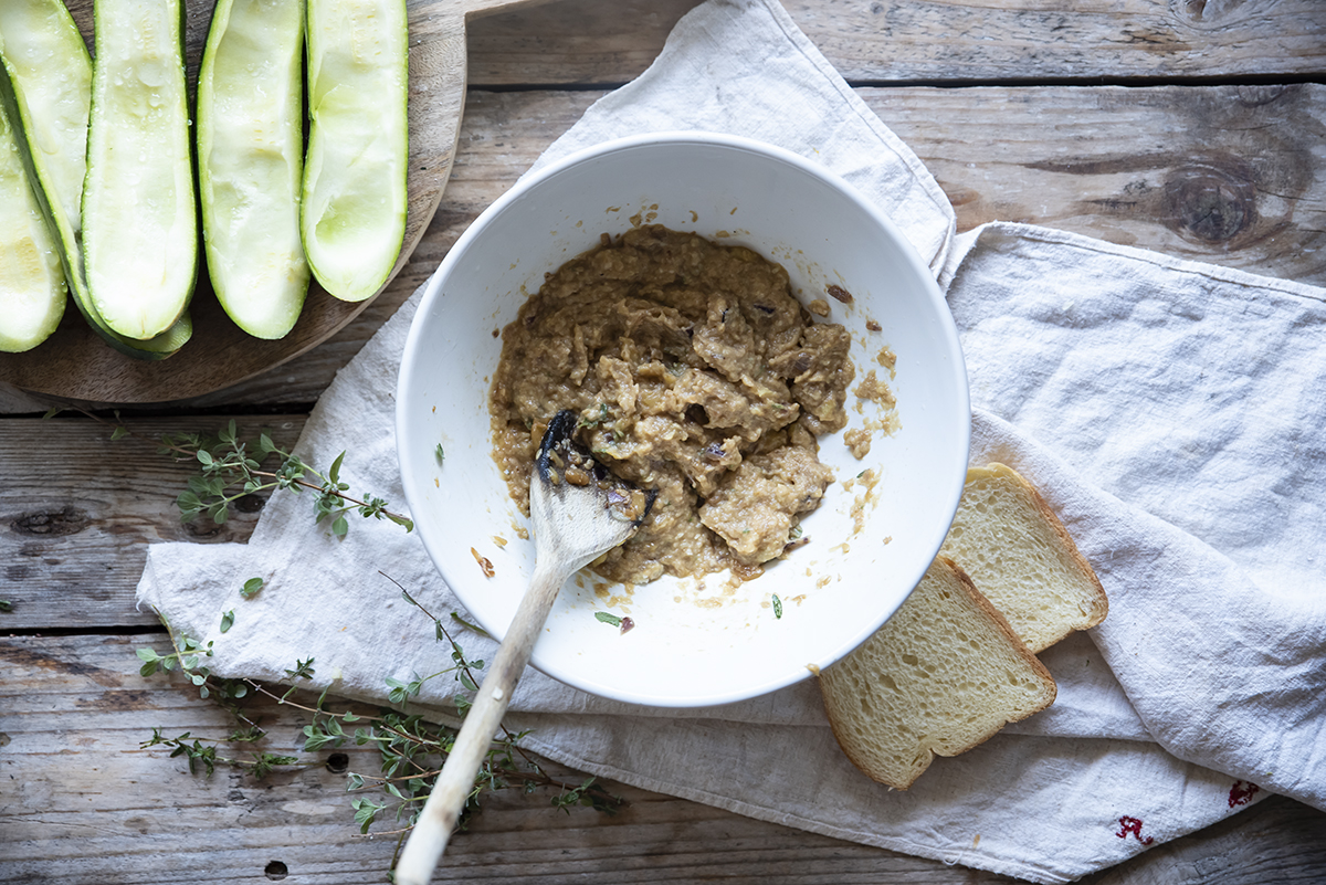 Zucchine ripiene di tempeh Ricette light Melarossa