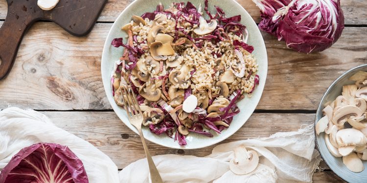 insalata di riso autunnale e invernale