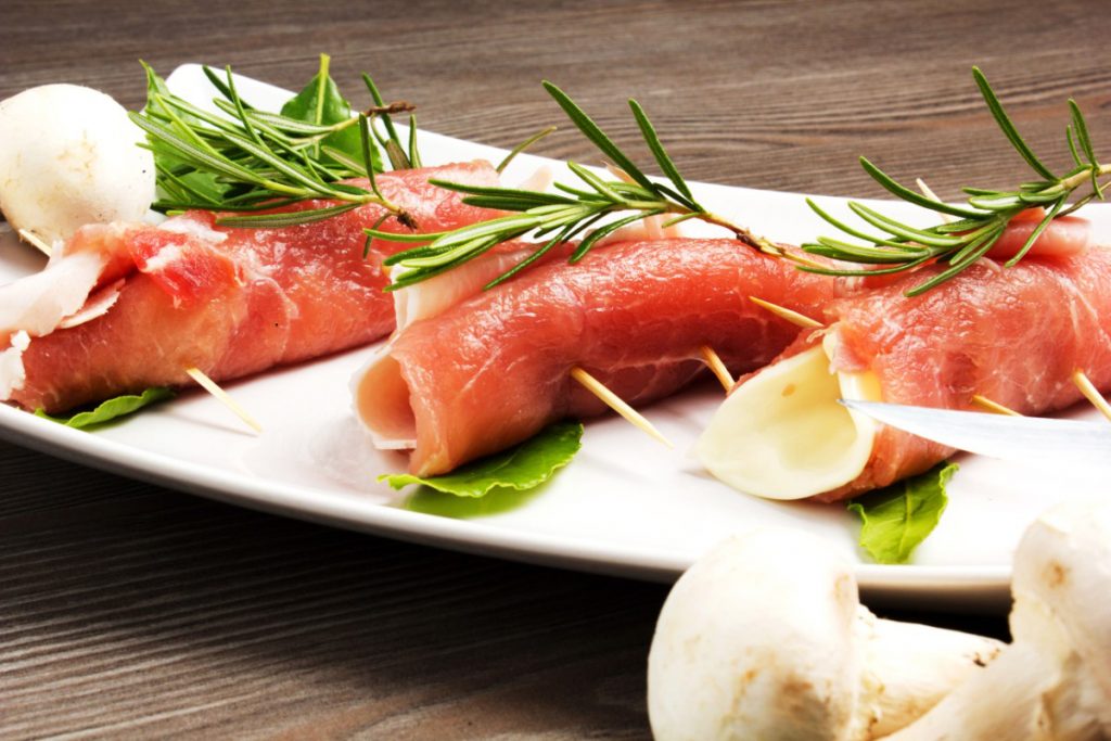 involtini bresaola funghi