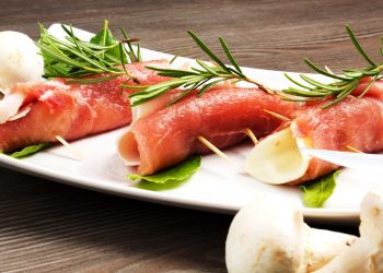 involtini bresaola funghi