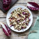 pasta fredda con julienne di radicchio