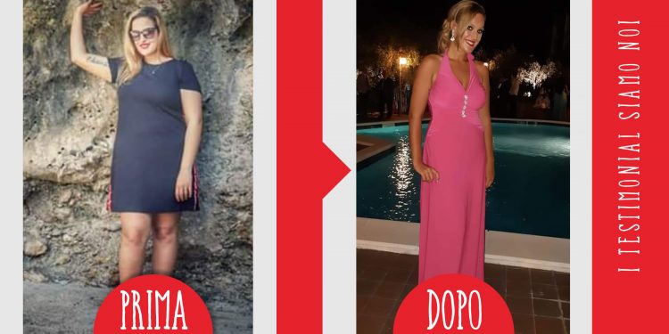 Chiara, 21 chili persi con la dieta melarossa