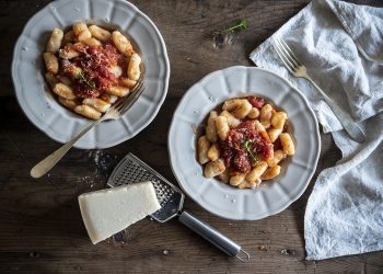 Gnocchi al ragù vegetale