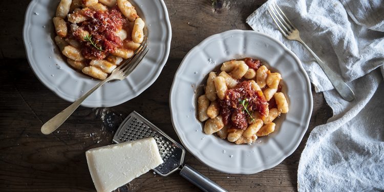 Gnocchi al ragù vegetale