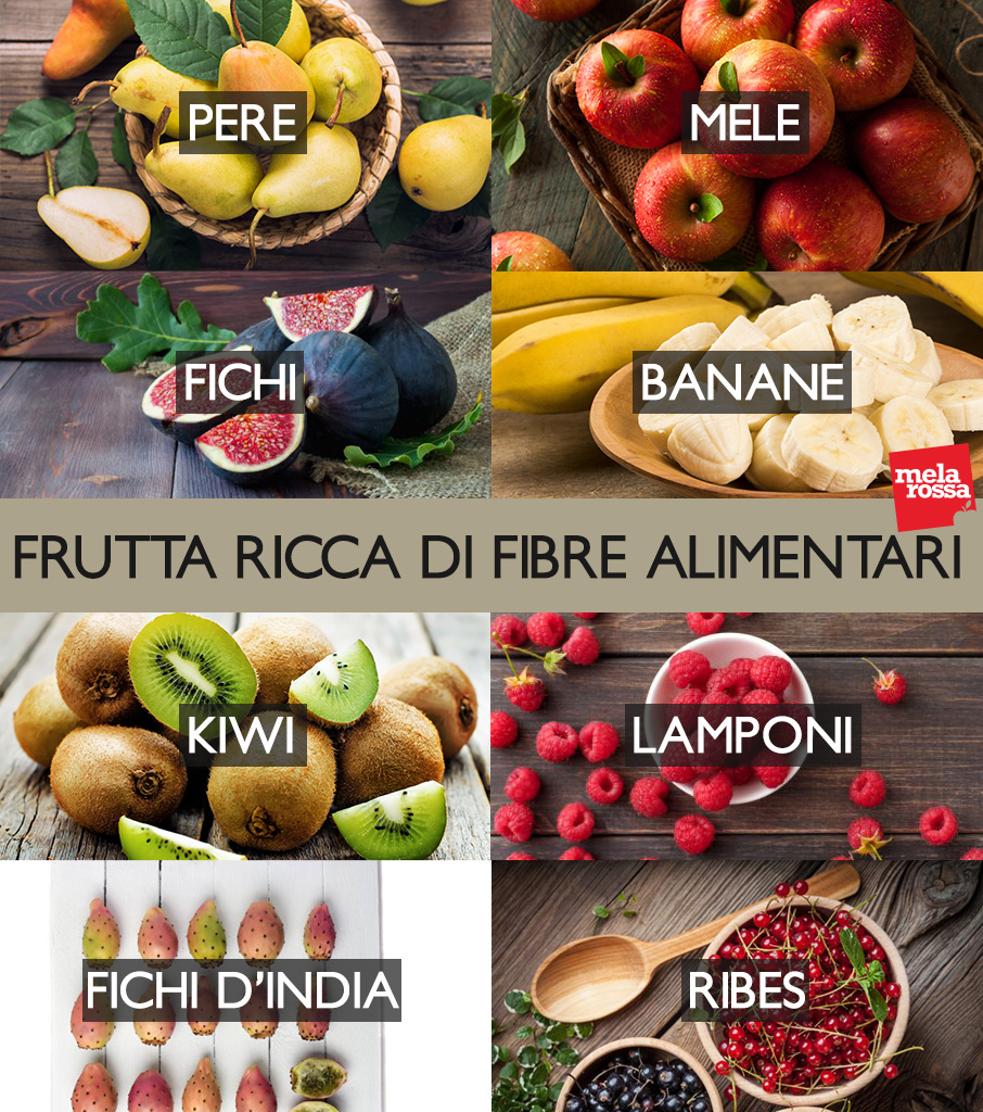 fibre alimentari: la frutta più ricca