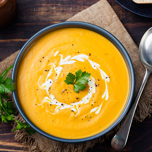 la ricetta della vellutata di zucca leggera e gustosa
