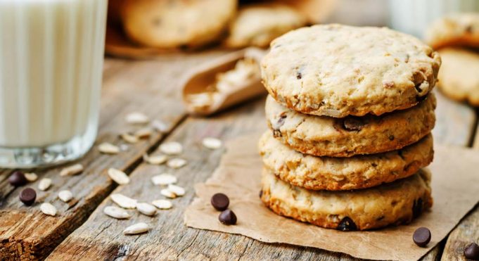 biscotti per il tè con avena 