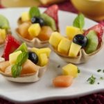 cestini dolci con frutta