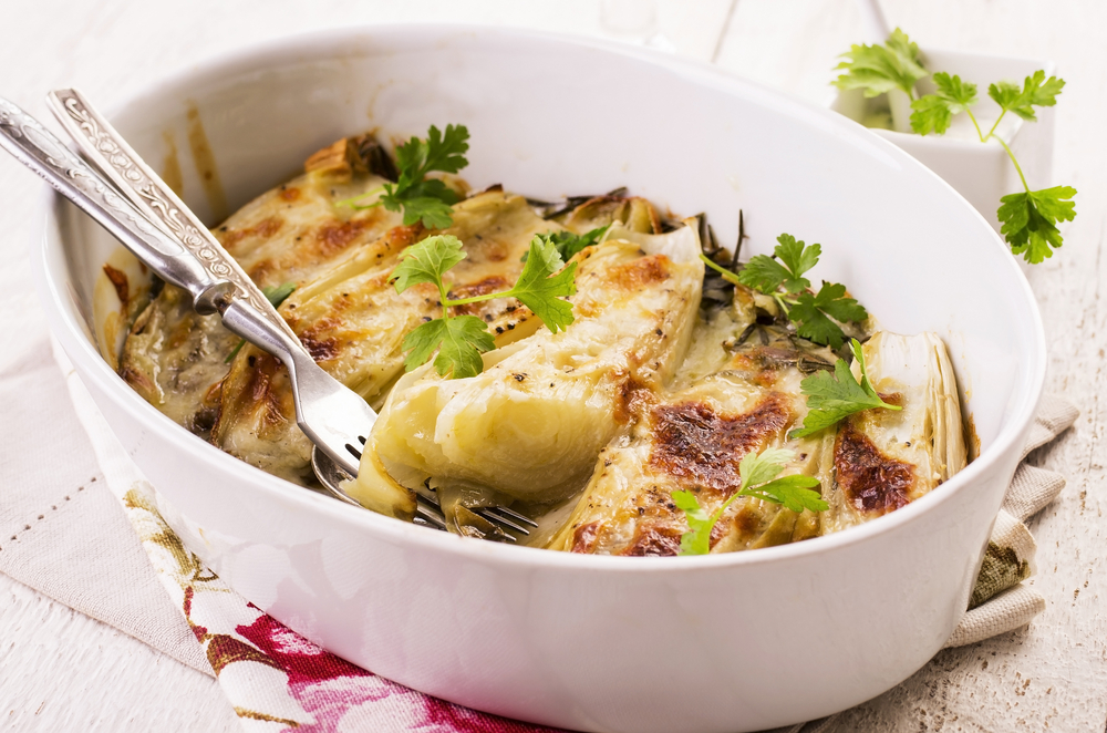 indivia al gratin