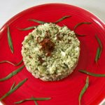 insalata di riso con pesto di dragoncello