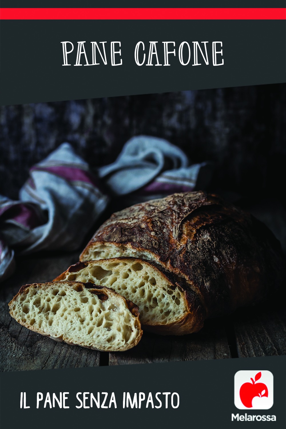 Pane cafone, il pane senza impasto