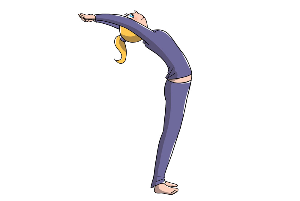 saluto al sole : hasta uttanasana