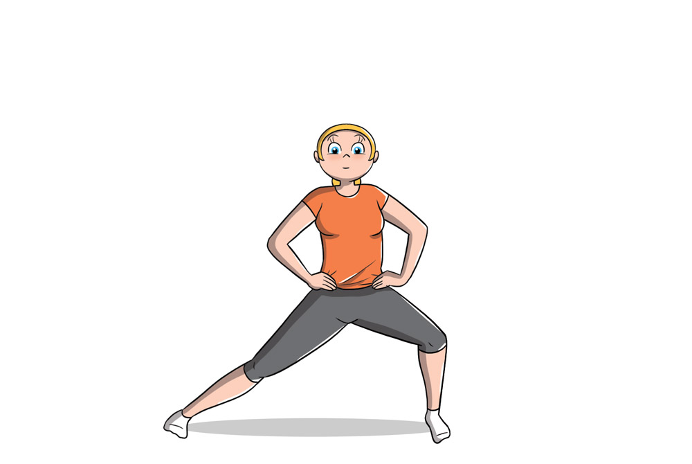 stretching adduttori