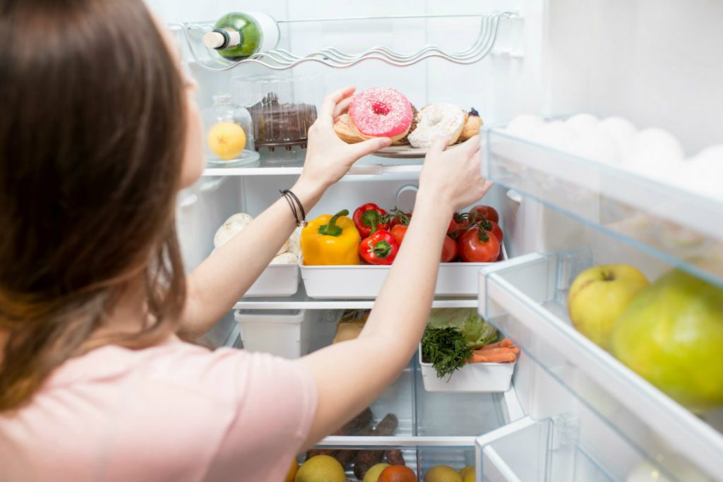 fame nervosa e frigo pieno