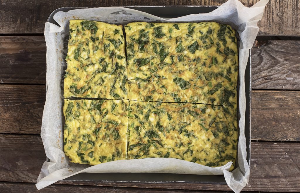 frittata con erbette