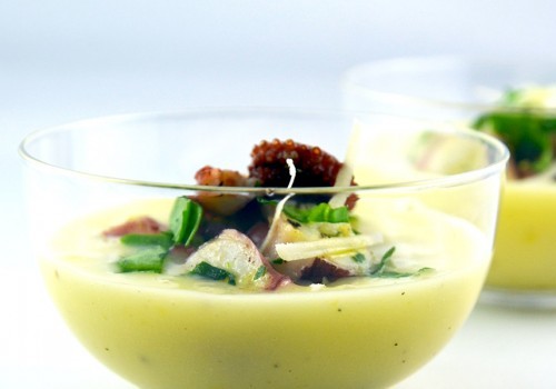 insalata polpo crema patate