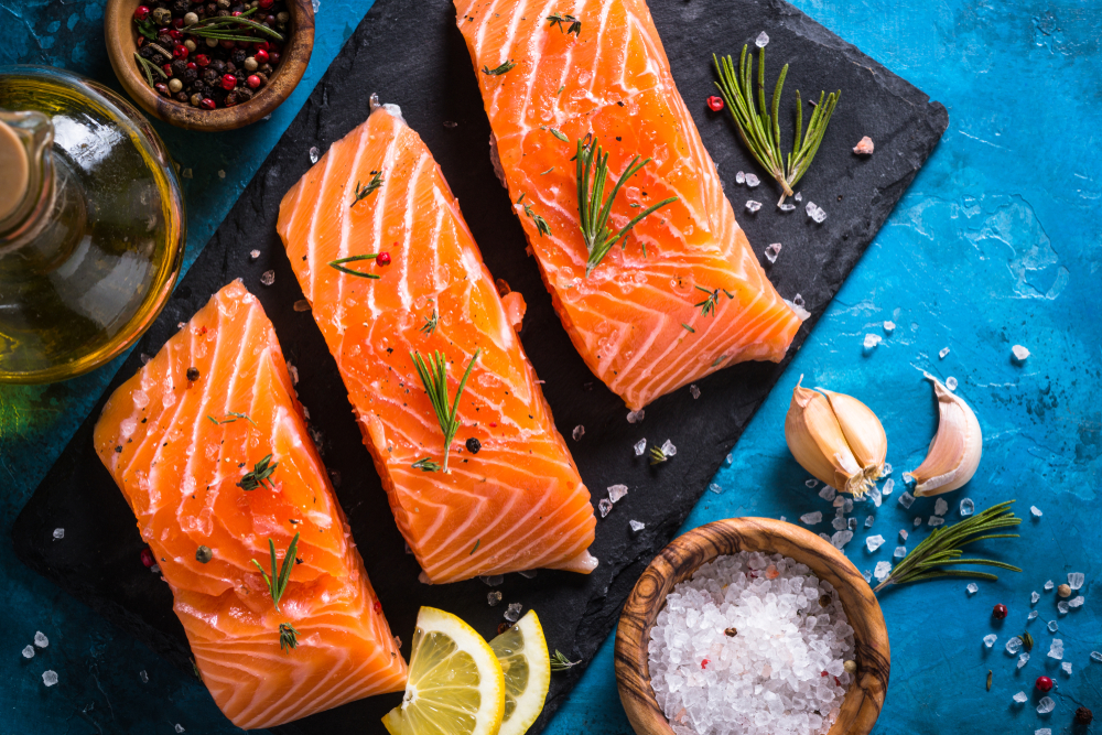cibi ricchi di omega 3: salmone