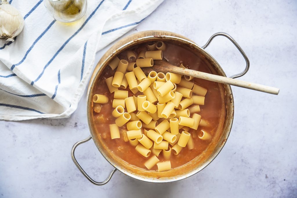 pasta e patate cinque