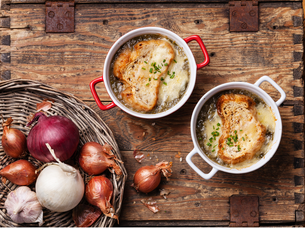 ricetta dieta zuppa di cipolle