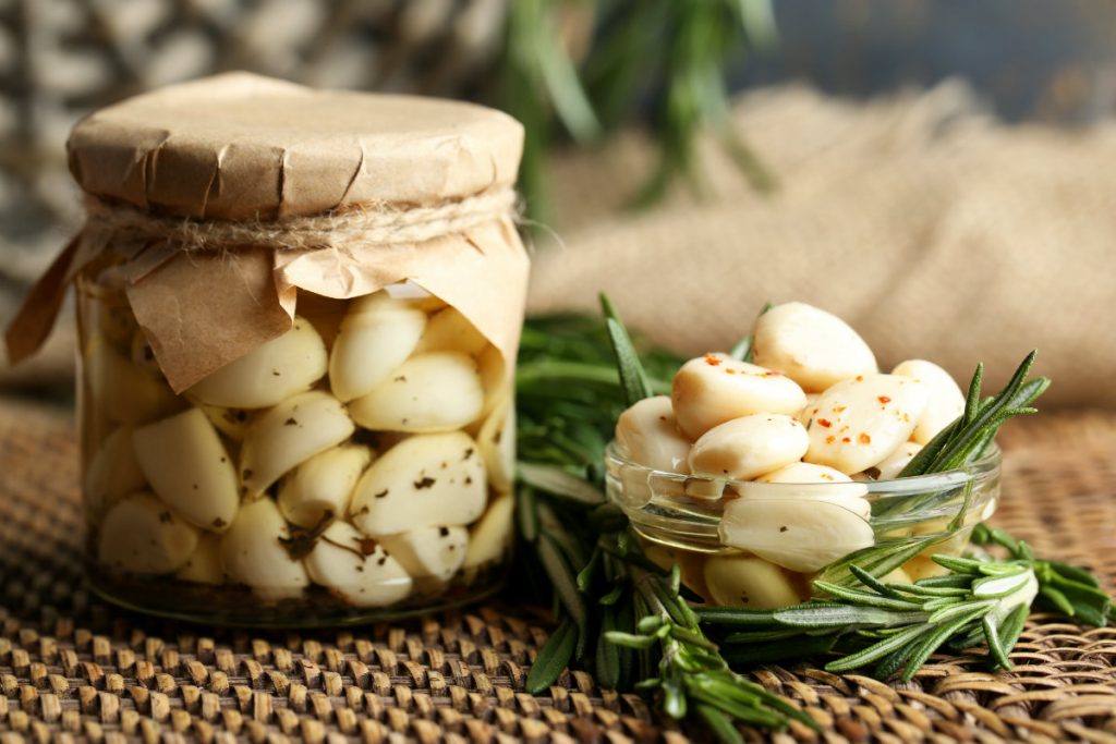 aglio, la conserva